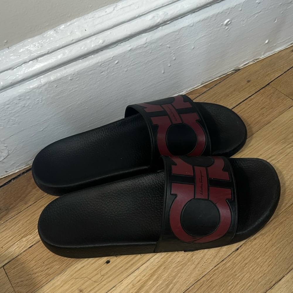 SALVATORE FERRAGAMO SLIDES MENS
